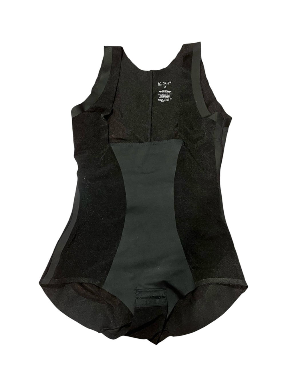 Under Where? Luxury Collection Shape Wear Women Medium Black Mesh Bodysuit
